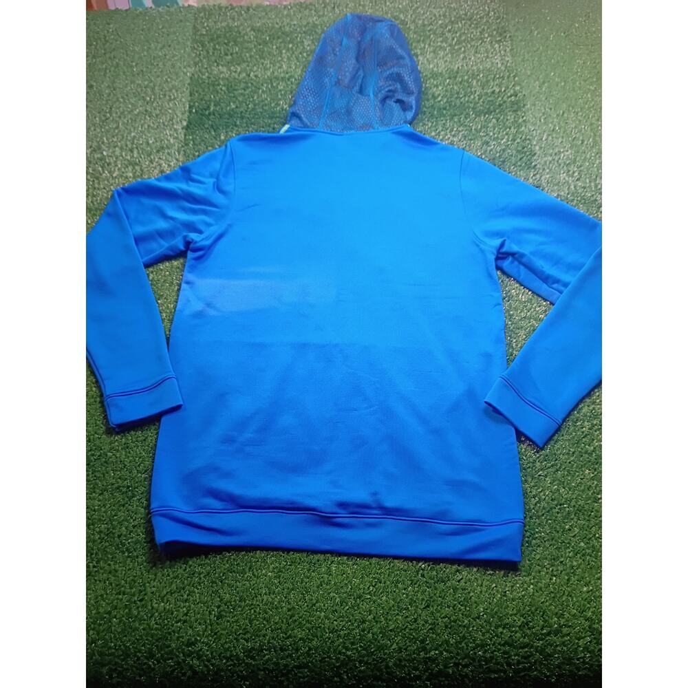 Under Armour Men's Blue Hooded Sweatshirt sm - Picture 6 of 6